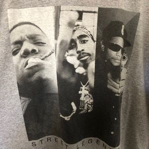 Street Legends Biggie, 2Pac, & Eazy-E Mens Shirt